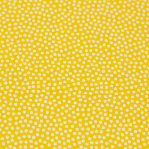Baumwolle Dotty Gelb/Weiß by Swafing